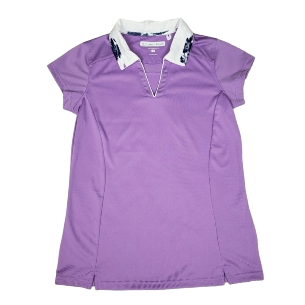 Pebble Beach Performance Polo Tennis Golf Shirt M